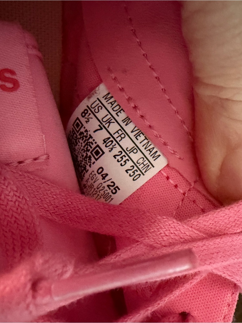 adidas Pink & Red Low-Top Women's Sneakers - Picture 2 of 3